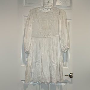 Ulla Johnson Tassel Eyelet Dress